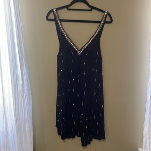 RARE free people sequinned mini dress
